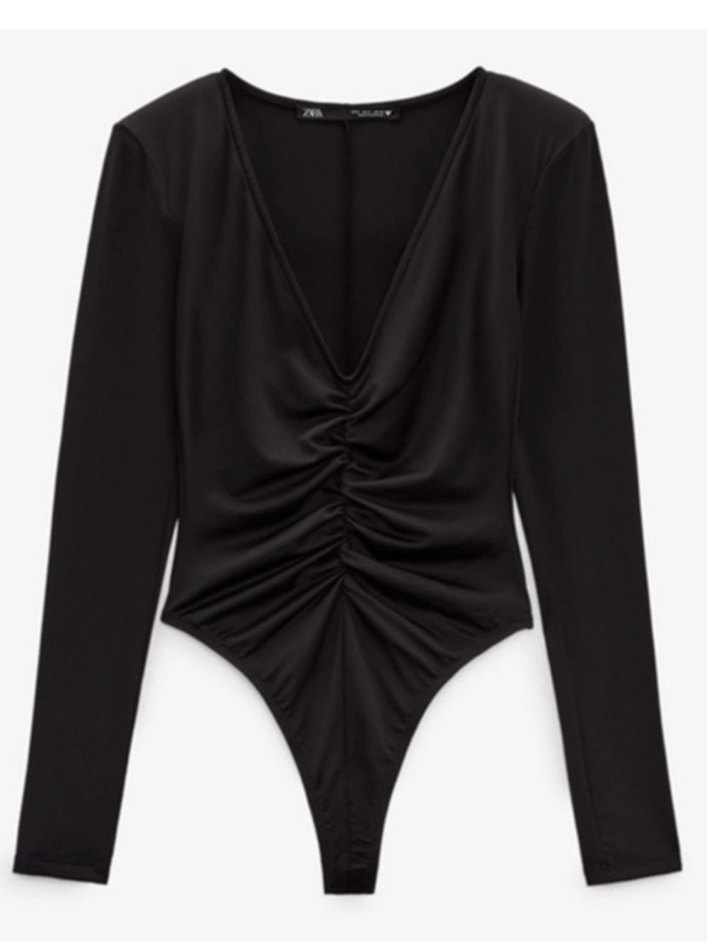 Zara 2 Black satin tops